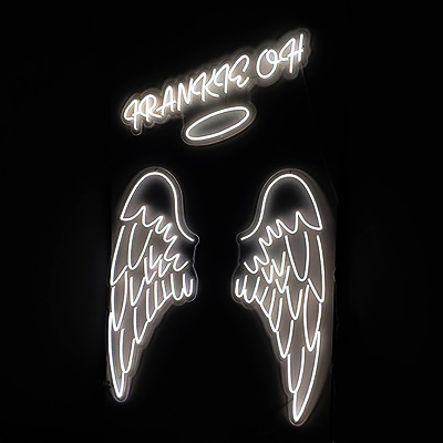 Angel wings neon sign