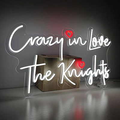 Crazy in love neon sign