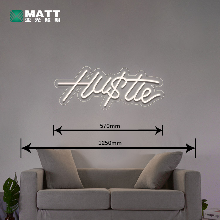 Hu$tle (Hustle) Neon Sign