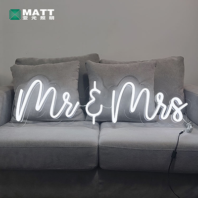 Mr Mrs Neon sign